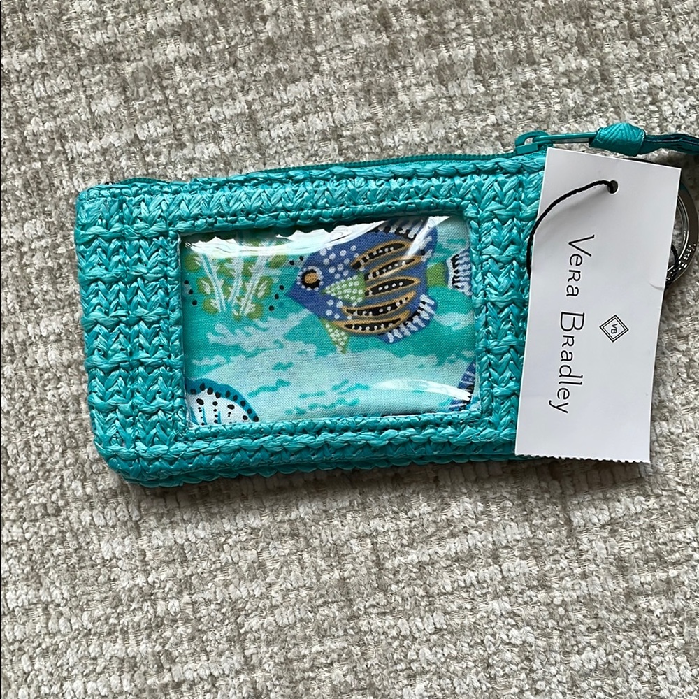 Vera Bradley Turquoise ID Wallet-BRAND NEW!
